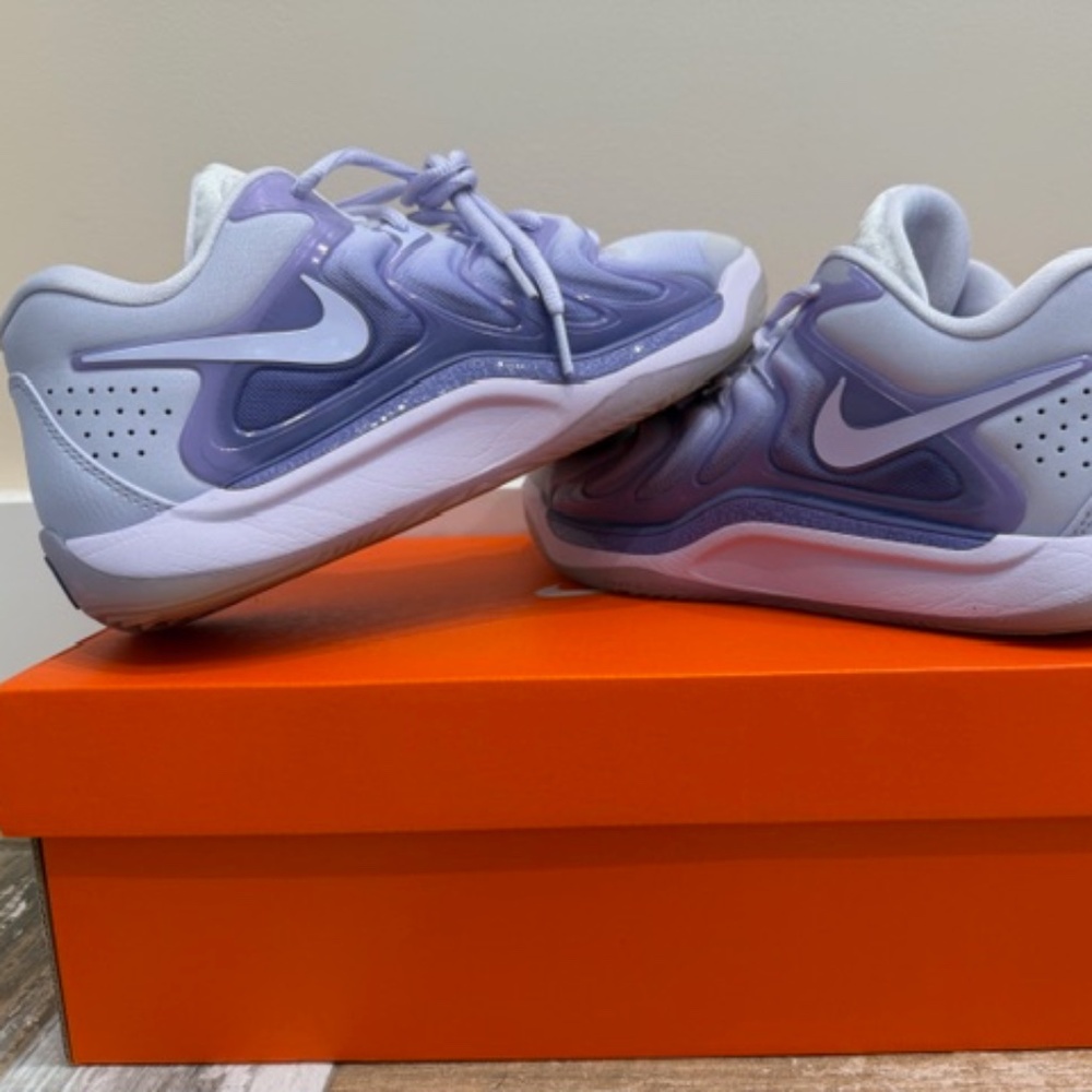 NIKE~SNEAKERS~KD 17 B.A.D.~PURPLE~DUSTY AMETHYST~WOMEN US SZ 9~MEN US SZ 7.5